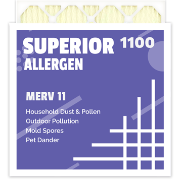 Superior Allergen 1100 Merv 11 Air Filter